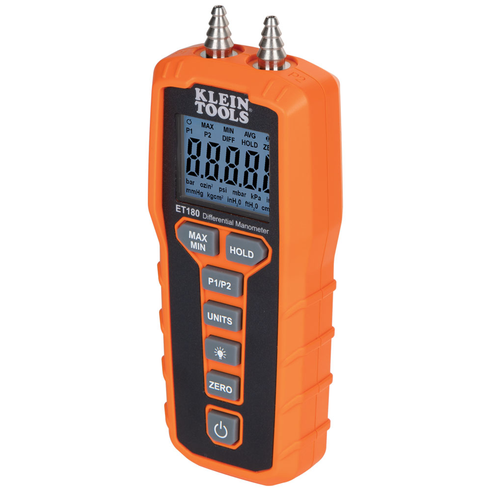 KLEIN Digital Differential Manometer - Mobile Home